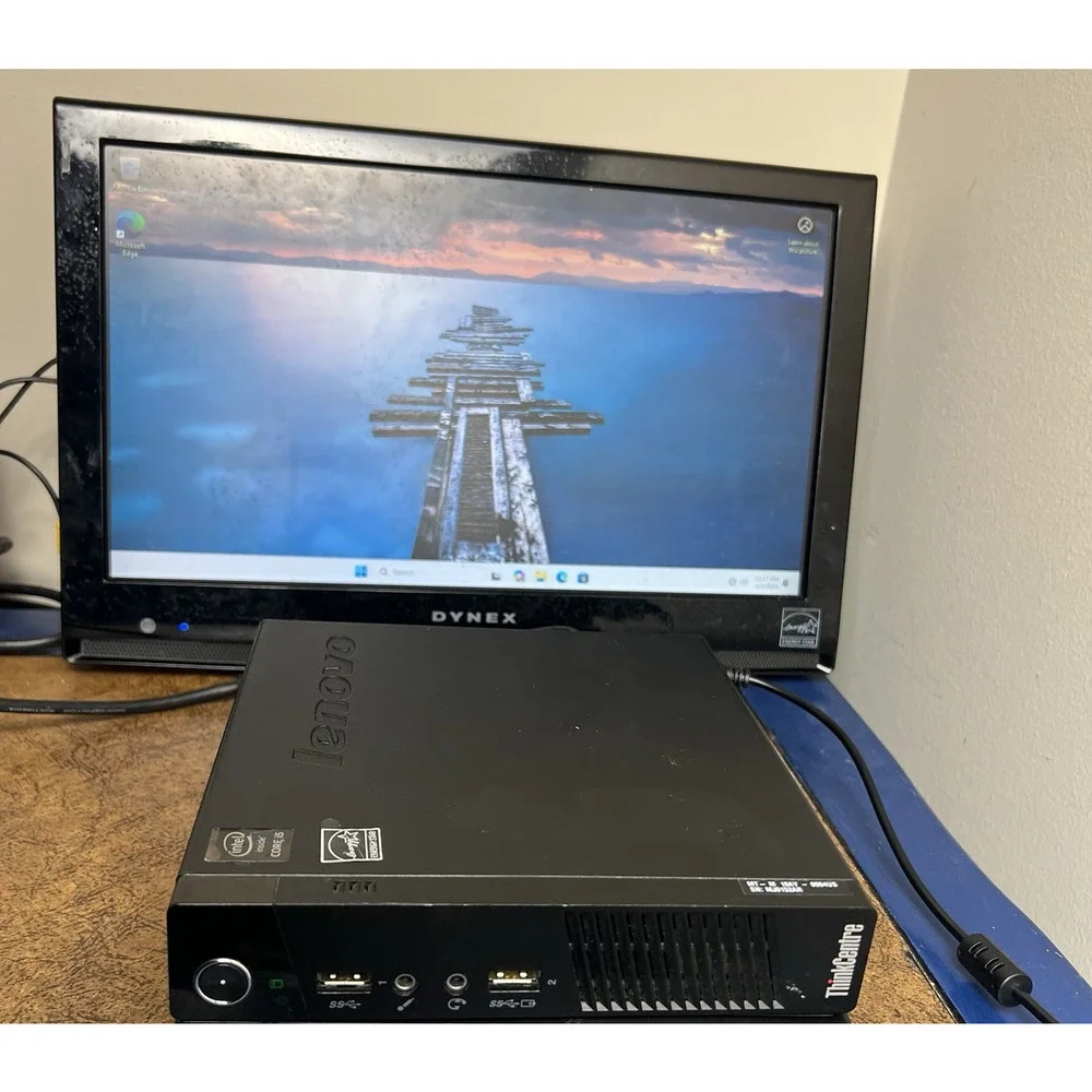 Lenovo ThinkCentre M73 Tiny i3-4150T 8GB RAM 128GB SSD Win11 Pro No WiFi, EDK-17
